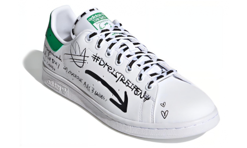 Adidas Stan Smith Sharpie Pack Graffiti White Green купить